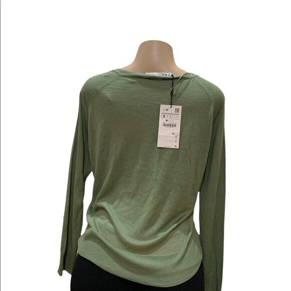 NEW Zara green Top.  - Picture 4 of 4